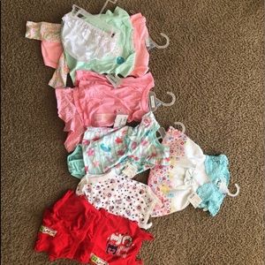 NEW w/tags newborn outfits 0-3 & 3-6 mos